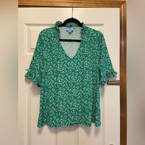 CeCe v-neck top. Size XL